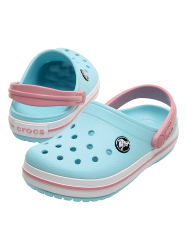 Crocs Kids' Crocband Clog Сандали Ice Blue/White 19-20