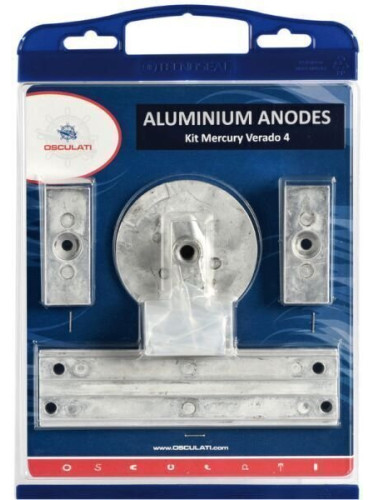 Osculati Anode Kit for Mercury 4-pcs aluminium
