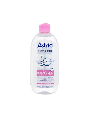 Astrid Aqua Biotic 3in1 Micellar Water Dry/Sensitive Skin Мицеларна вода за жени 400 ml