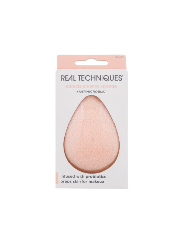 Real Techniques Miracle Cleanse Sponge Purify + Exfoliate Почистваща четка за жени 1 бр