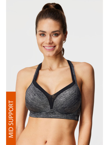 Спортен сутиен Outrun Grey Push-Up