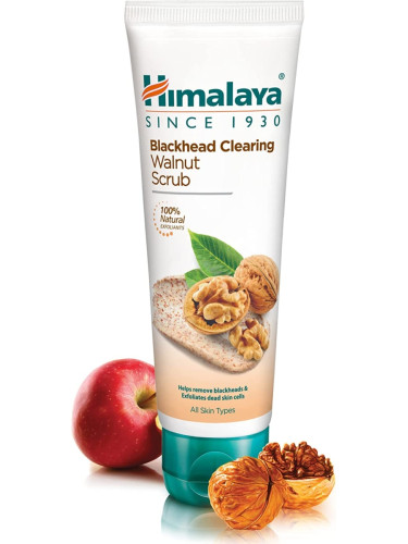 Ексфолиант за лице с орех, Himalaya Wellness, 75 ml