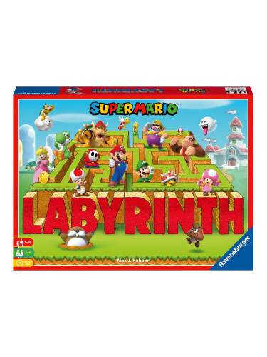  Настолна игра Ravensburger Super Mario Labyrinth - детска