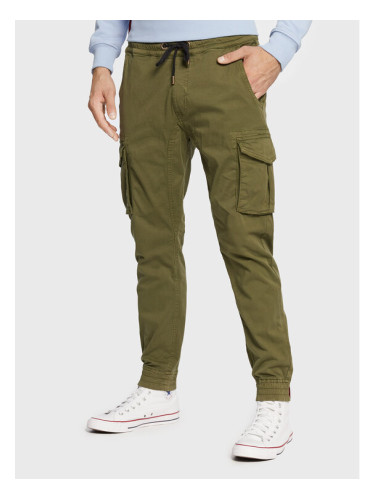 Alpha Industries Джогъри Twill 116202 Зелен Regular Fit