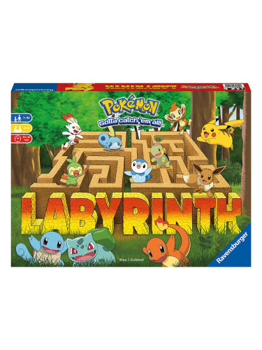  Настолна игра Ravensburger - Pokémon Labyrinth - детска