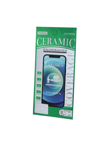 Стъклен протектор Ceramic 5D Full с цяло лепило, За Samsung Galaxy A34 5G (A346B), Черен