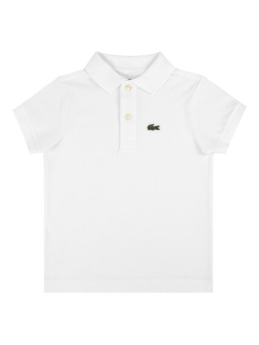 Lacoste Тениска с яка и копчета PJ2909 Бял Regular Fit