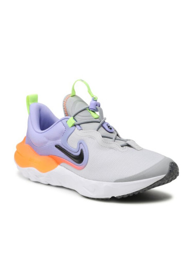 Nike Маратонки за бягане Run Flow (GS) DR0472 002 Сив