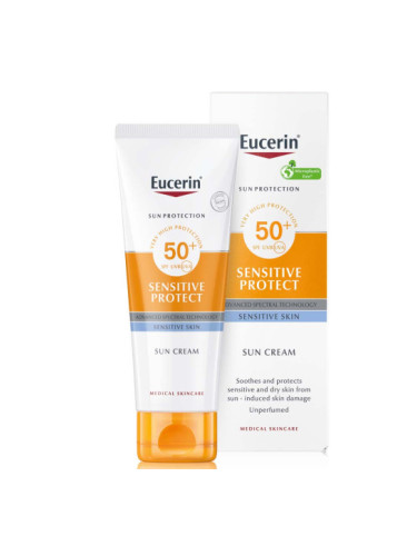 EUCERIN PROTECT SPF 50+ Слънцезащитен крем за лице 50 мл