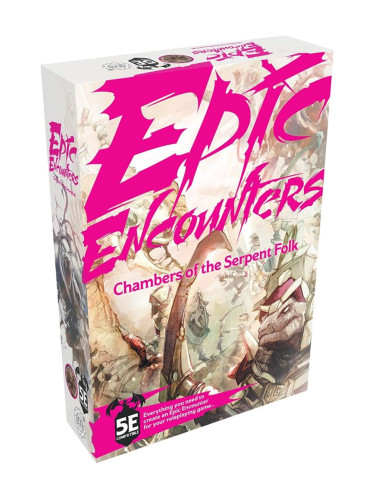  Допълнение за ролева игра Epic Encounters: Chambers of the Serpent Folk (D&amp;D 5e compatible)