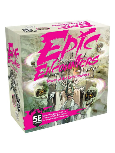  Допълнение за ролева игра Epic Encounters: Tower of the Lich Empress (D&amp;D 5e compatible)