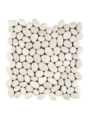 Мозайка pebble white