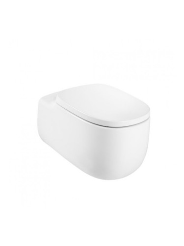 Окачена тоалетна чиния, RIMLESS, БЯЛ