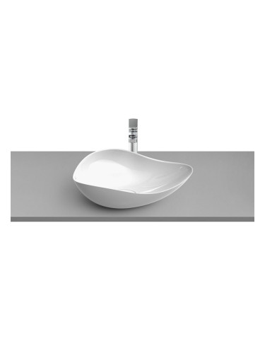 Ohtake Умивалник върху плот, FINECERAMIC БЯЛ