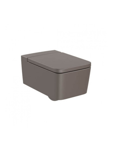 SQUARE Oкачена тоалетна с хоризонтално оттичане Coffee