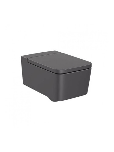 SQUARE Oкачена тоалетна с хоризонтално оттичане Onyx