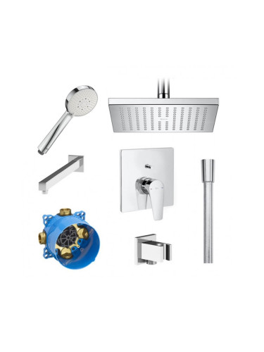 Промо комплект вграден смесител Atlas с RocaBox, с аксесоари