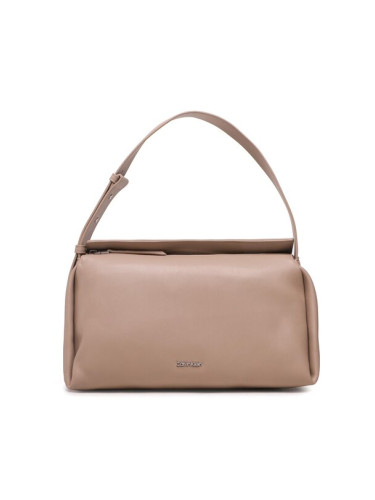 Calvin Klein Дамска чанта Elevated Soft Shoulder Bag Sm K60K610756 Бежов