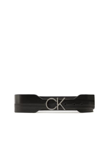 Calvin Klein Дамски колан Re-Lock Mix Waist Belt 50Mm K60K610790 Черен