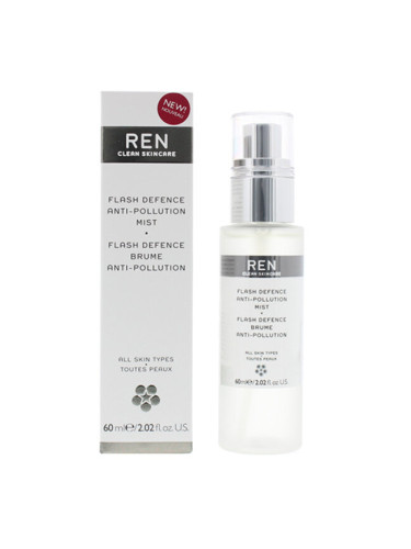 Защитен спрей за градска среда REN Flash Defence Anti-Pollution Mist