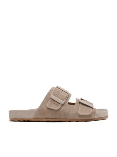 Manebi Чехли Suede Traveler Nordic Sandals W 1.9 RT Кафяв