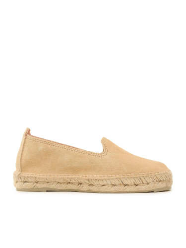 Еспадрили Manebi Suede Flat Espadrilles Бежов