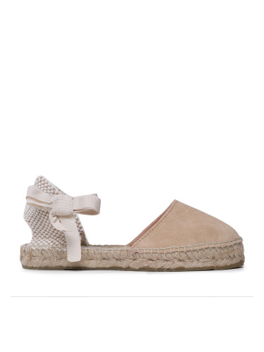 Еспадрили Manebi Suede Flat Valenciana Espadrilles K 1.1 P0 Бежов