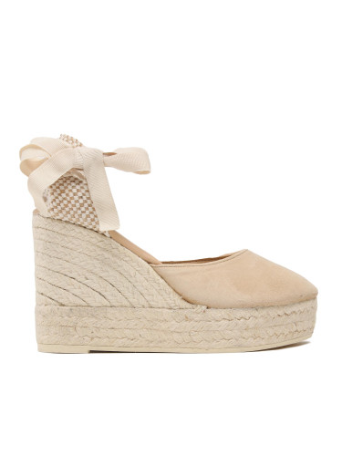 Еспадрили Manebi Soft Suede Wedge Espadrilles M 1.1 WV Бежов