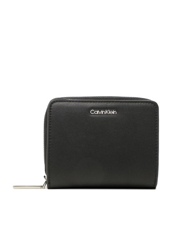 Малък дамски портфейл Calvin Klein Ck Must Z/A Walle W/Flap Md K60K610300 Черен