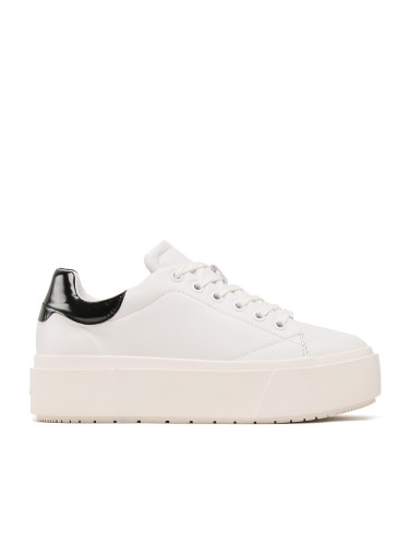 Сникърси Calvin Klein Squared Flatform Cupsole Lace Up HW0HW01775 Бял