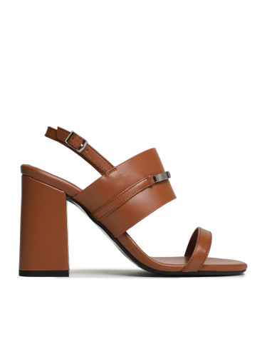 Сандали Calvin Klein Block Hl Sandal HW0HW01612 Кафяв