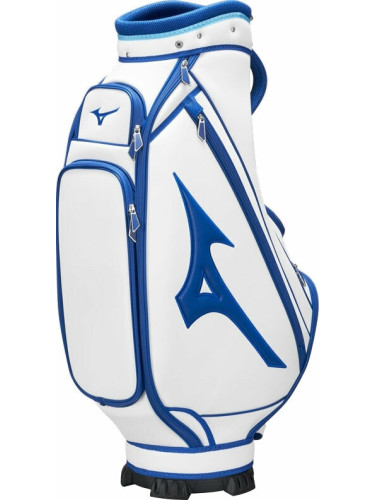 Mizuno Tour Staff Mid Cart Bag White/Blue Чантa за голф