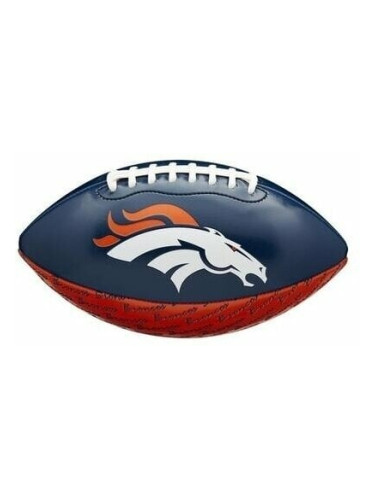 Wilson Mini NFL Team Blue/Orange Американски футбол