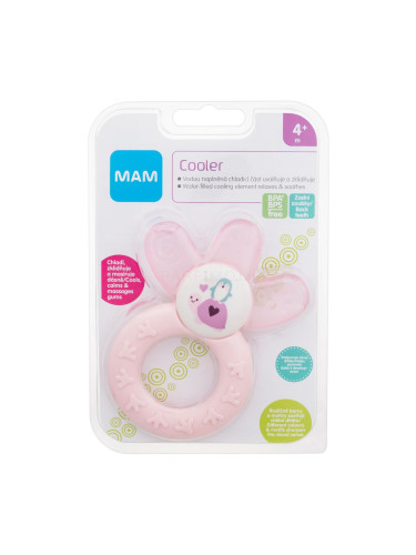 MAM Cooler Teether 4m+ Pink Играчка за деца 1 бр