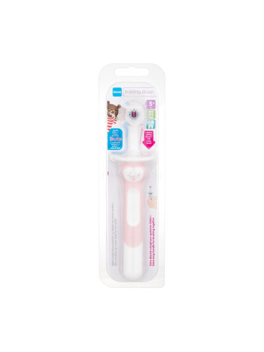 MAM Baby´s Brush Training Brush 5m+ Pink Четка за зъби за деца 1 бр
