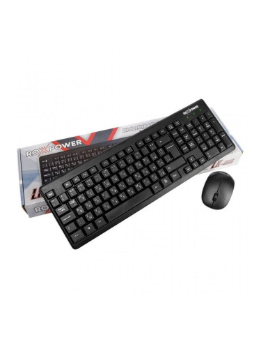 Комплект безжична клавиатура и мишка ROXPOWER LK-4010