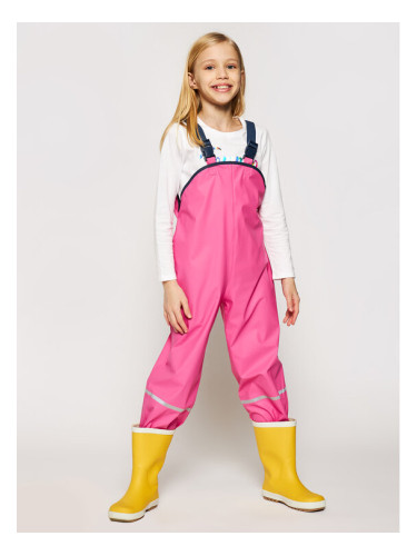 Playshoes Панталони за дъжд 405424 D Розов Regular Fit