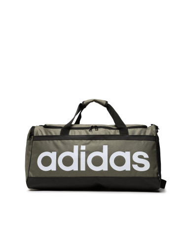 Сак adidas Essentials Linear Duffel Bag Medium HR5350 Зелен
