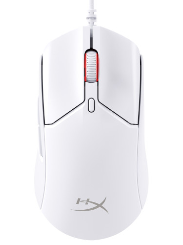  Гейминг мишка HyperX - Pulsefire Haste 2, оптична , бяла