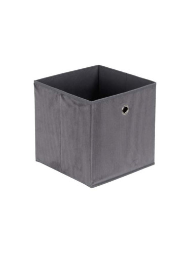 СИВА СГЪВАЕМА КУТИЯ ЗА СЪХРАНЕНИЕ КУБИ 30/30/30h