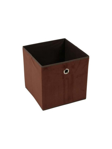 КАФЯВА СГЪВАЕМА КУТИЯ ЗА СЪХРАНЕНИЕ КУБИ 30/30/30h