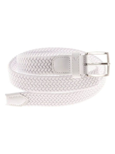 Alberto Basic Braided Mens White 95 cm Колан