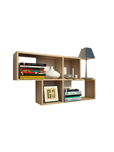 ЕТАЖЕРКА АВИНЬОН 100/19.5/53  СМ В ДЪБ СОНОМА И БЯЛО