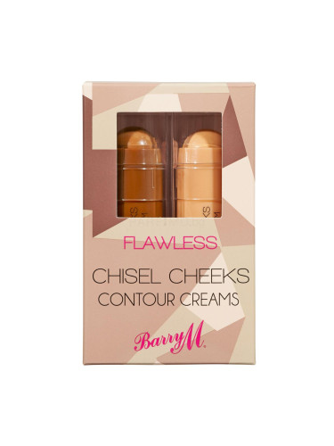 Barry M Flawless Chisel Cheeks Contour Creams Подаръчен комплект хайлайтър 5 g + бронзант 5 g