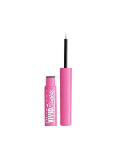 NYX Professional Makeup Vivid Brights Очна линия за жени 2 ml Нюанс 08 Don´t Pink Twice