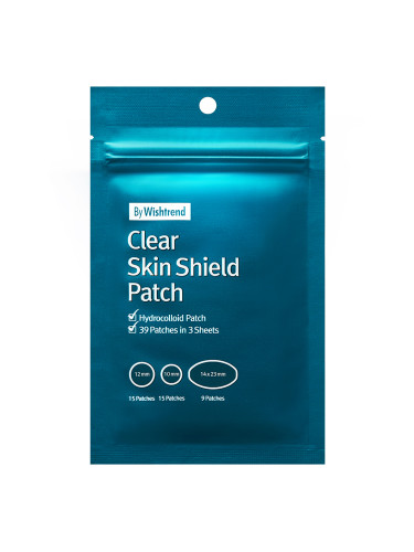 BY WISHTREND Clear Skin Shield Patch Продукт за локално третиране унисекс  