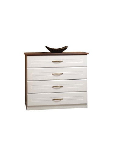 СКРИН ОРЛАНДО С ЧЕКМЕДЖЕТА 93/50/82 СМ БЯЛО И ОРЕХ