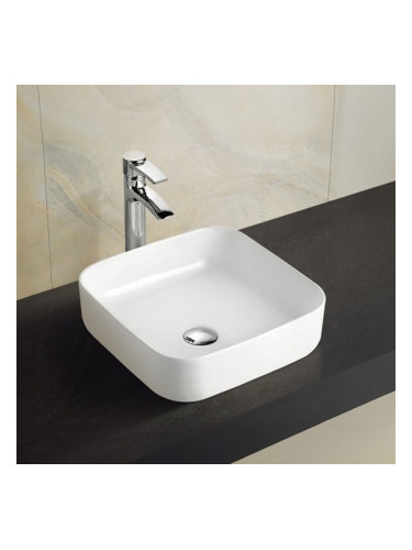 БЯЛА ПОРЦЕЛАНОВА МИВКА 38,5/38,5 СМ.