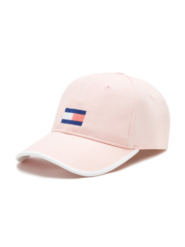 Tommy Hilfiger Шапка с козирка Big Flag AU0AU01732 Розов