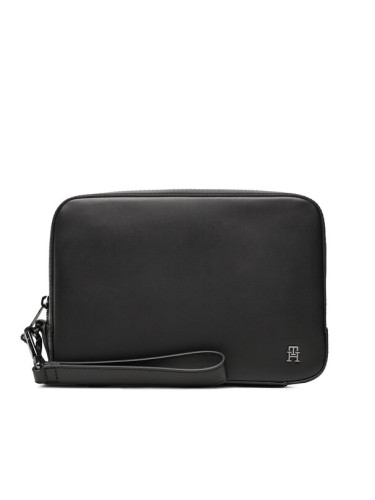 Tommy Hilfiger Несесер Th Modern Lea Washbag AM0AM11268 Черен